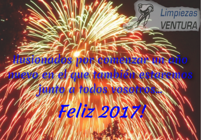 Limpiezas Ventura les desea un próspero 2017